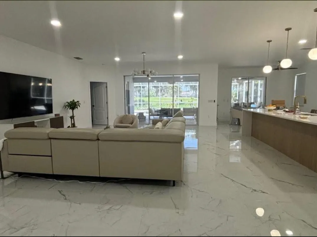 After remodeling kitchen