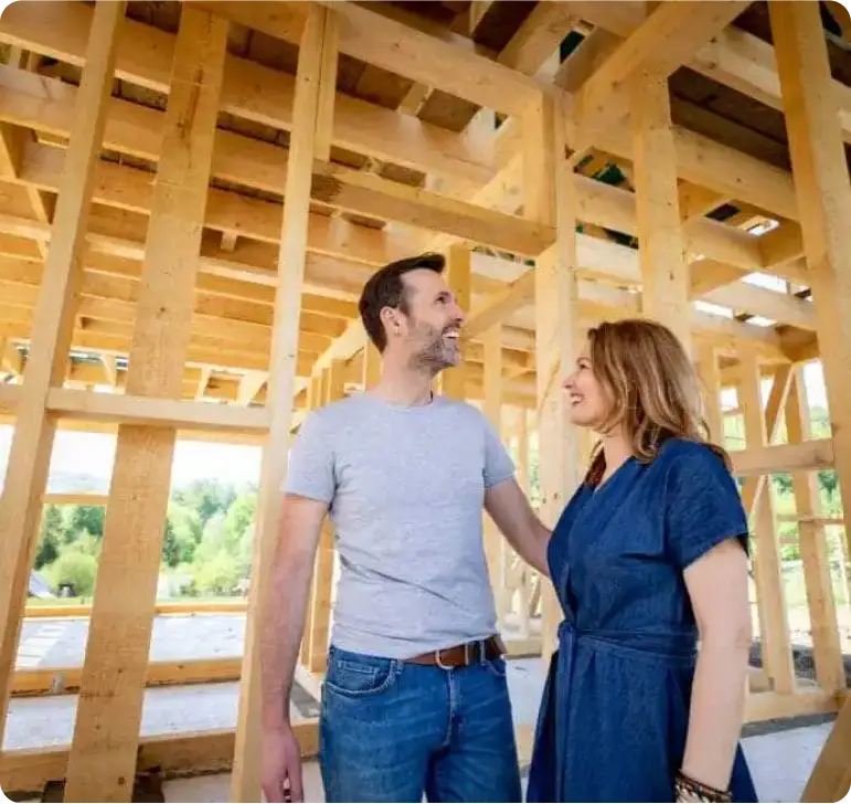 Home construction and kitchen remodel project